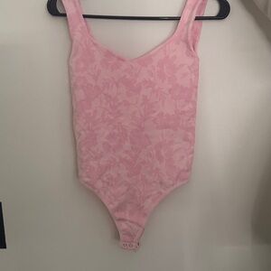 Free People Floral Pink Kids Bodysuit